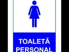 Semn de toaleta personal pentru femei
